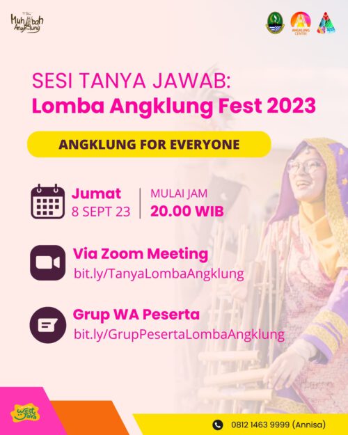 Sesi Tanya Jawab : Lomba Angklung Total Hadiah 110 Juta Picture