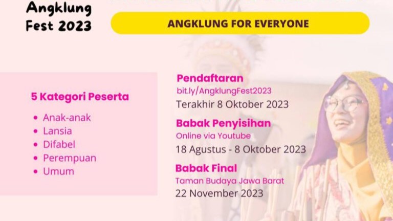 ANGKLUNG FEST 2023 LOMBA ANGKLUNG UNTUK SEMUA KALANGAN Picture