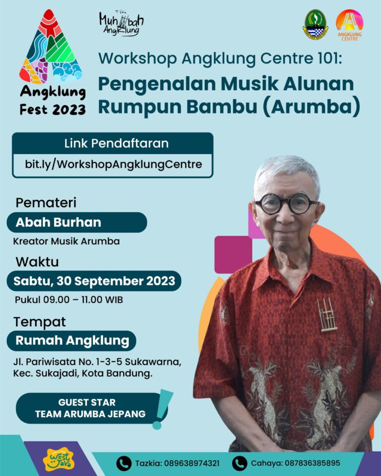 𝗪𝗼𝗿𝗸𝘀𝗵𝗼𝗽 𝗔𝗻𝗴𝗸𝗹𝘂𝗻𝗴 𝗖𝗲𝗻𝘁𝗿𝗲 𝟭𝟬𝟭: 𝗣𝗲𝗻𝗴𝗲𝗻𝗮𝗹𝗮𝗻 𝗠𝘂𝘀𝗶𝗸 𝗔𝗹𝘂𝗻𝗮𝗻 𝗥𝘂𝗺𝗽𝘂𝗻 𝗕𝗮𝗺𝗯𝘂 (𝗔𝗿𝘂𝗺𝗯𝗮)