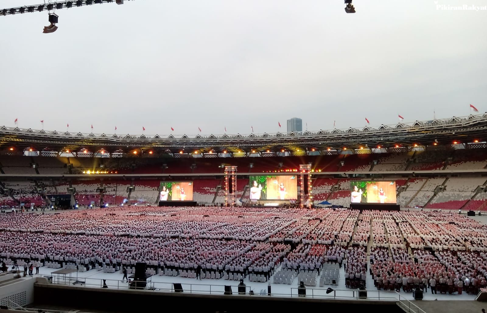 Pertunjukan Angklung Terbesar di Dunia Digelar di GBK Sambut HUT ke-78 RI