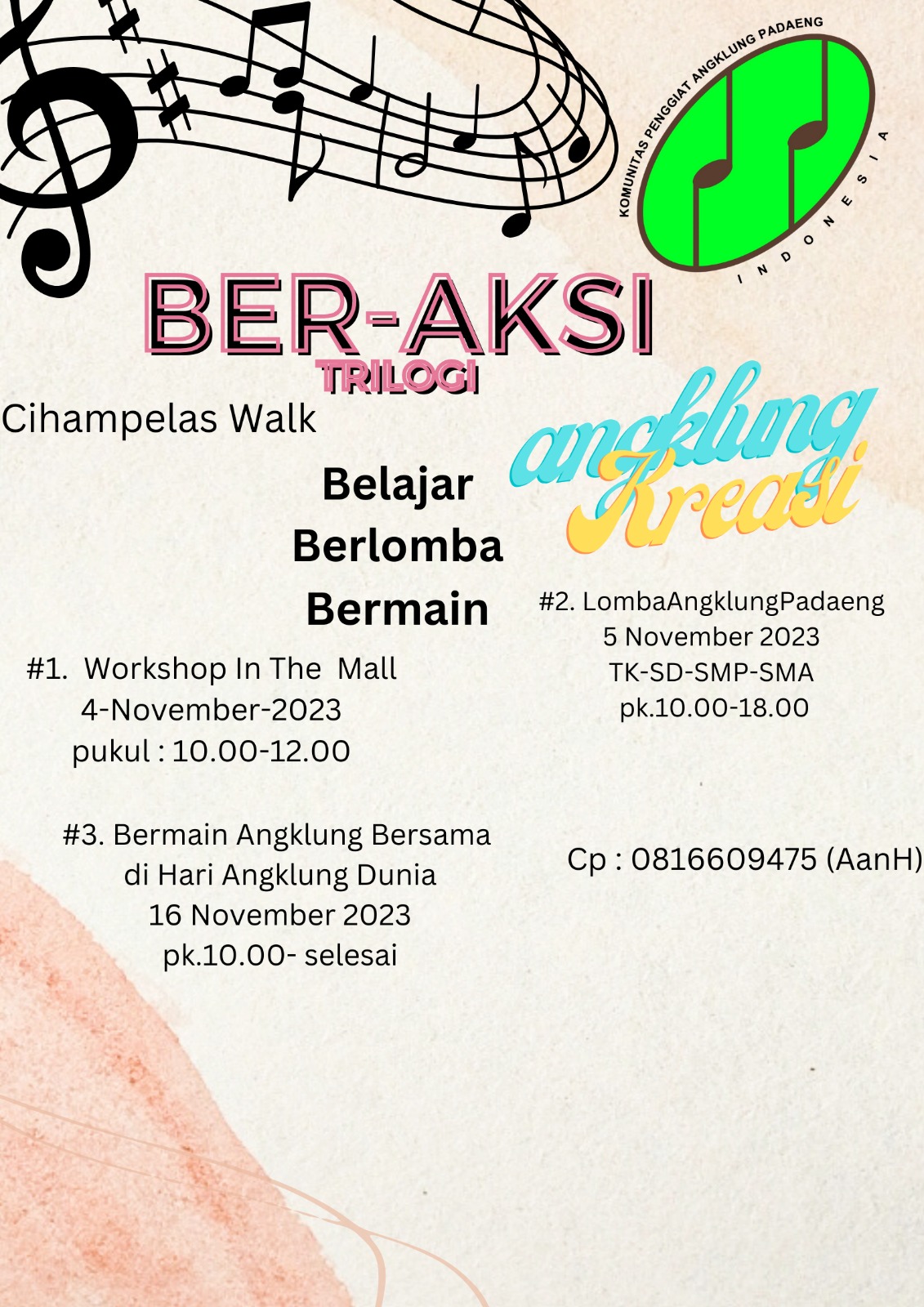 BER-AKSI TRILOGI: Angklung Kreasi